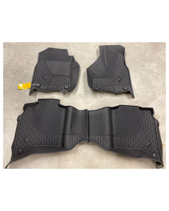 Mopar All Weather Mats Crew Cab Bucket Seats Black
