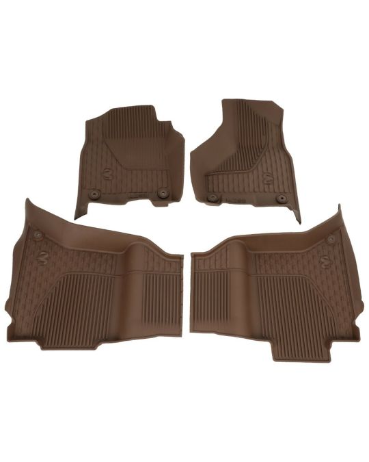 Mopar All Weather Mats Crew Cab Bucket Seats Brown