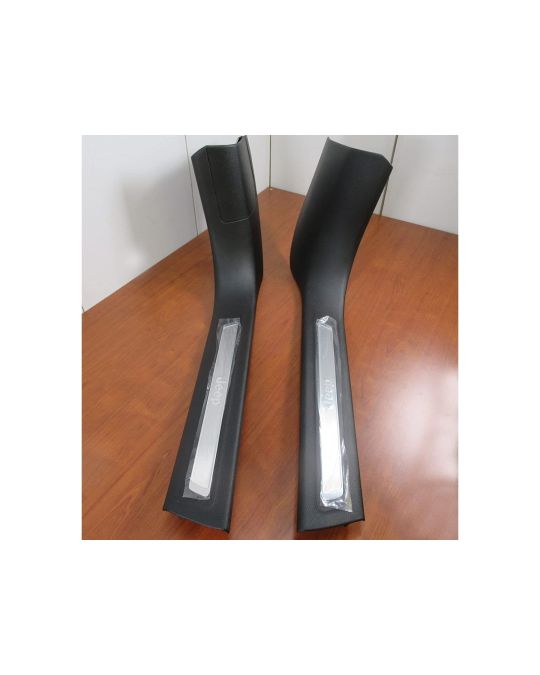 Mopar Door Sill Guards Stainless Steel With Jeep Logo For Front Doors