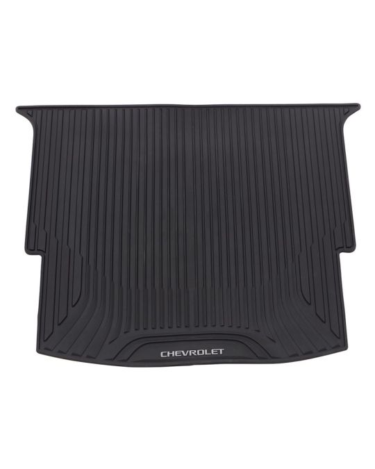 Chevrolet Molded All Weather Cargo Tray In Jet Black With Chevrolet Script Logo