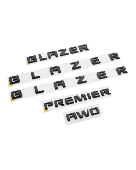 Chevrolet Black Emblems Kit Of Five