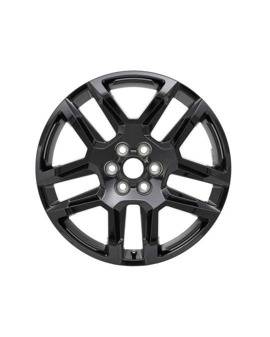 Chevrolet 20 x 8 Inch 5-Split Spoke Aluminum Wheel In High Gloss Black Finish