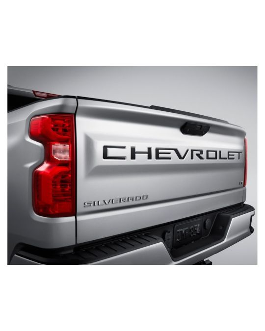 Chevrolet Tailgate Lettering CHEVROLET Decal Black Vinyl