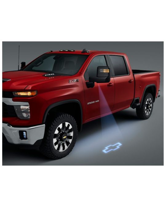 Chevrolet LED Puddle Light Kit For Exterior Mirrors With Bowtie Logo