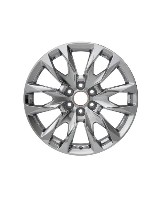 Chevrolet 22x9 Inch Aluminum Multi-Spoke Wheel In Chrome