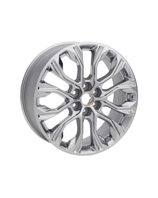 Chevrolet 20x8 Inch Aluminum Split Spoke Wheel In Chrome Finish