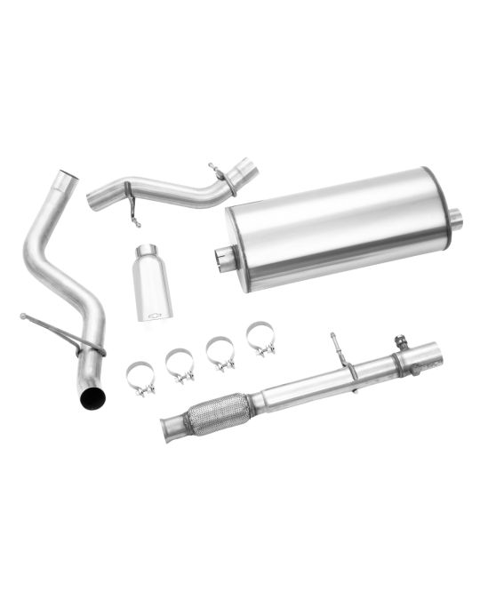 Chevrolet Performance 5.3L Cat Back Single Exit Exhaust System With Chrome Exhaust Tip By Borla