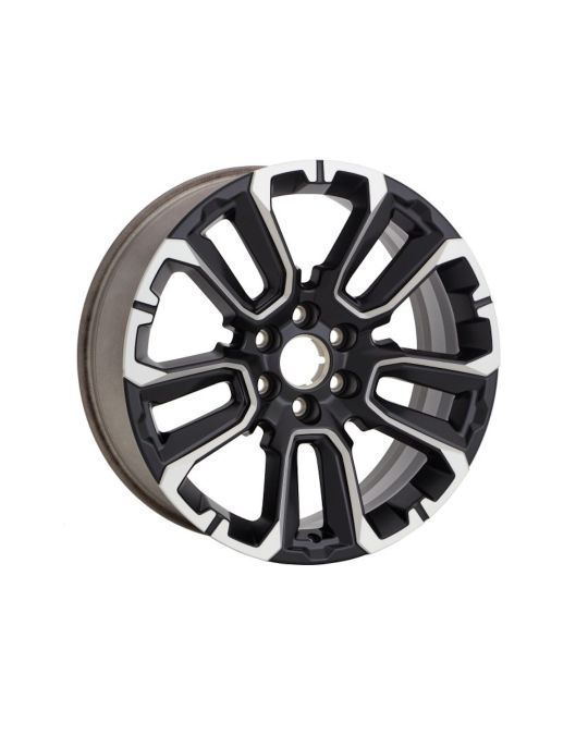 Chevrolet 22x9-Inch Aluminum Multi-Spoke Wheel In Black With Select Machining