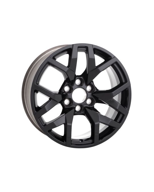 Chevrolet 20x9 Inch Aluminum Multi-Spoke Wheel In High Gloss Black