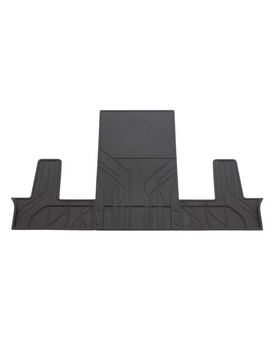 Chevrolet Premium Interlocking All Weather Floor Liner For Third Row In Jet Black For Vehicles With Second Row Captains Chairs
