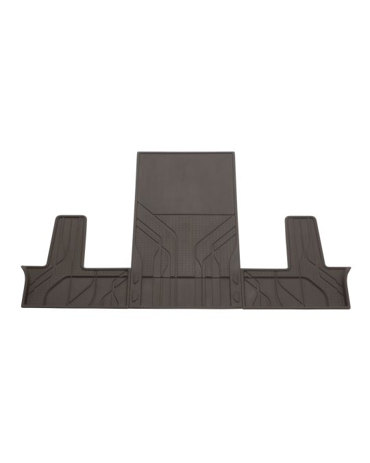 Chevrolet Premium Interlocking All Weather Floor Liner For Third Row In Very Dark Atmosphere For Vehicles With Second Row Captains Chairs