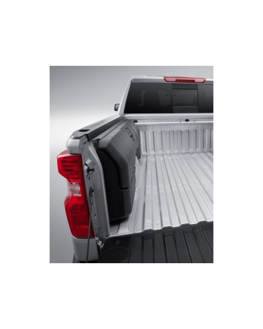 Chevrolet Truck Bed Side Mounted Storage Box Driver Side In Black With Codeable Key For Standard Bed