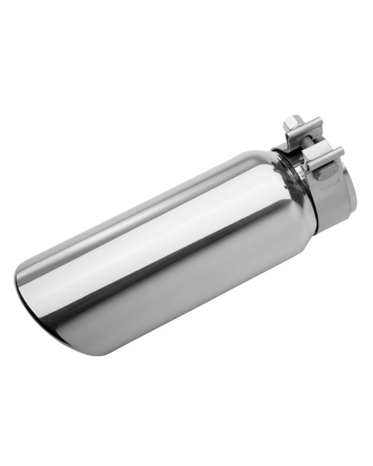 Chevrolet 3.0L / 6.2L Polished Chrome Stainless Steel Single Outlet 3 Inch Exhaust Tip