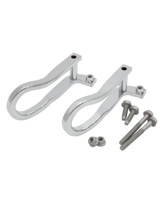 Chevrolet Front Recovery Hooks Set Of Two Chrome