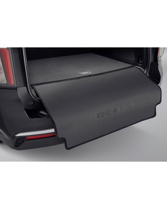 Chevrolet Rear Bumper Protector In Black With Chevrolet Script Logo