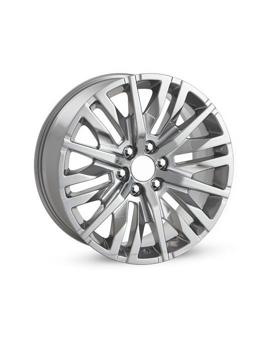 Chevrolet 22x9 Inch Aluminum 6-Split-Spoke Wheel In Polished Chrome Finish