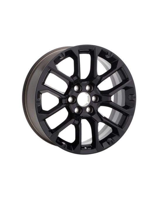 Chevrolet 22x9-Inch Aluminum Split-Spoke Wheel In Gloss Black