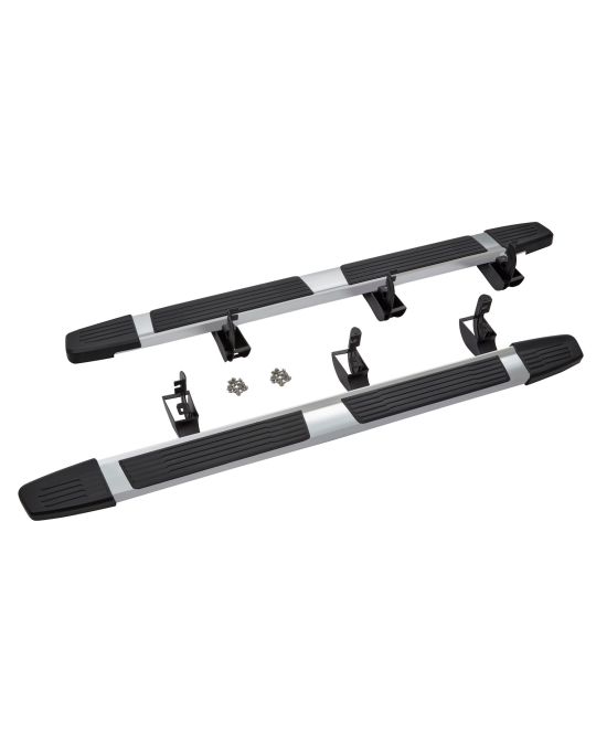 Chevrolet Rectangular Aluminum Assist Steps In Chrome Set Of Two