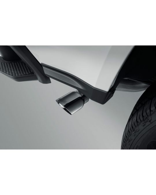 Chevrolet Performance 2.7L Black Chrome 3 Inch Stainless Steel Single Outlet Exhaust Tip With Bowtie Logo