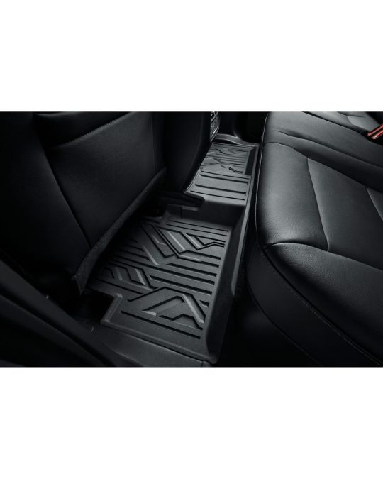 Chevrolet Second Row Premium All Weather Bucket Style Floor Liner In Jet Black For Crew Cab
