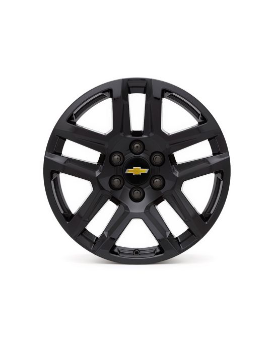 Chevrolet 20x9 Inch Aluminum 5-Split-Spoke Wheel In High Gloss Black