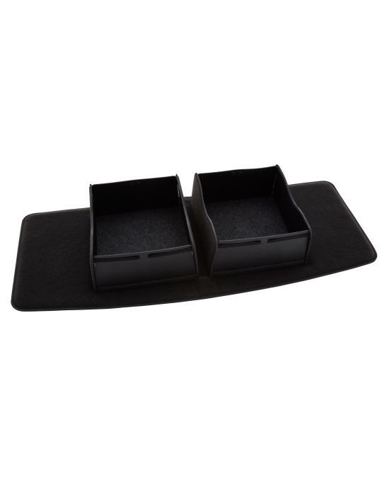Chevrolet Premium Cargo Mat In Jet Black With Integrated Cargo Bins