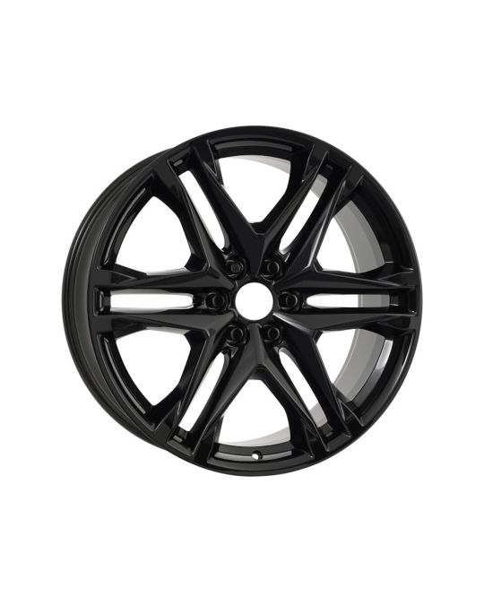 Chevrolet 22 Inch x 9.5 Inch Wheel Cast Aluminum 12 Split Spoke With Gloss Black Finish