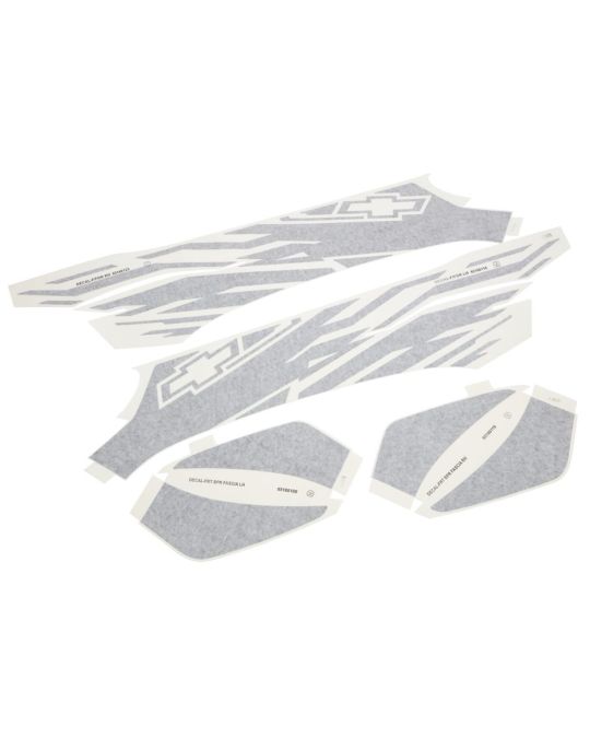 Chevrolet Fender Decal Package In Black Vinyl With Reflective Bowtie Logo