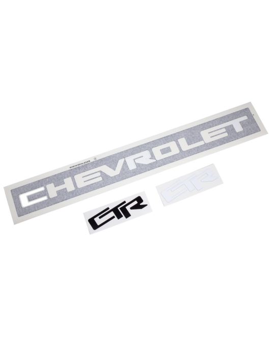 Chevrolet Tailgate Lettering Decal Black Vinyl