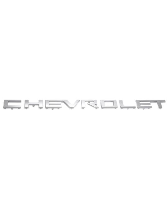 Chevrolet Grille Emblem CHEVROLET Script Lettering In Galvano