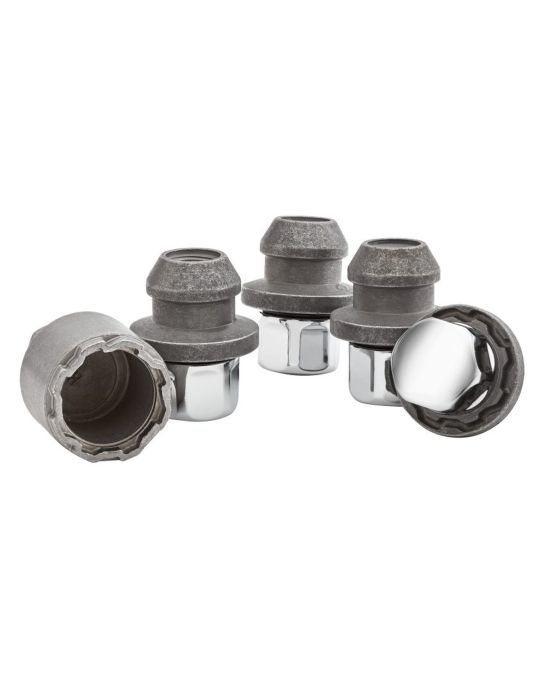 Chevrolet Thatcham Anti-Theft Wheel Lock Kit In Chrome Kit Of Four With Key