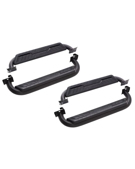 Chevrolet Removable Black Stainless Steel Assist Steps For Rocker Protectors Kit Of Four