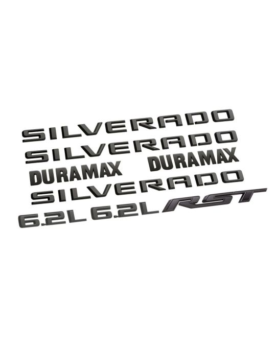 Chevrolet Black Emblem Set For RST