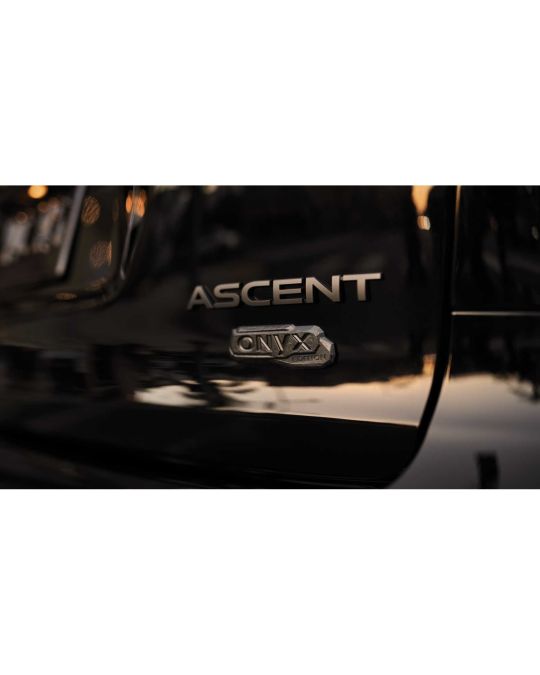 Subaru Tailgate Badges Onyx Edition Matte Black