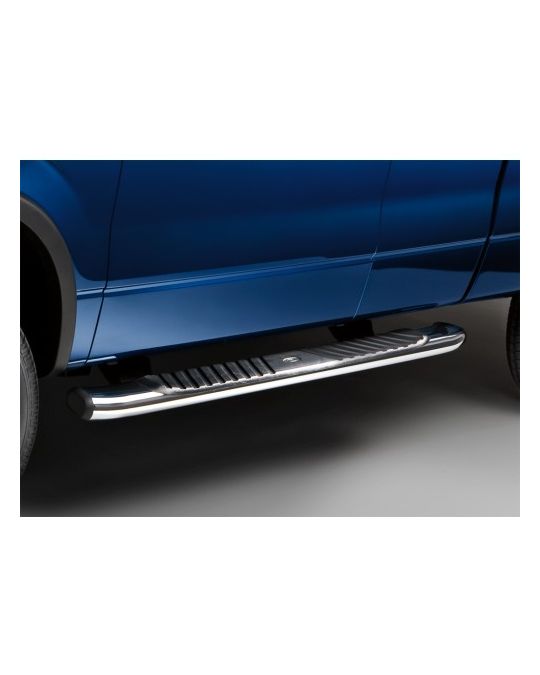 Ford Step Bars - 5" Chromed Aluminum - Crew Cab