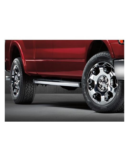 Ford Step Bars 6" Chrome - Super Cab
