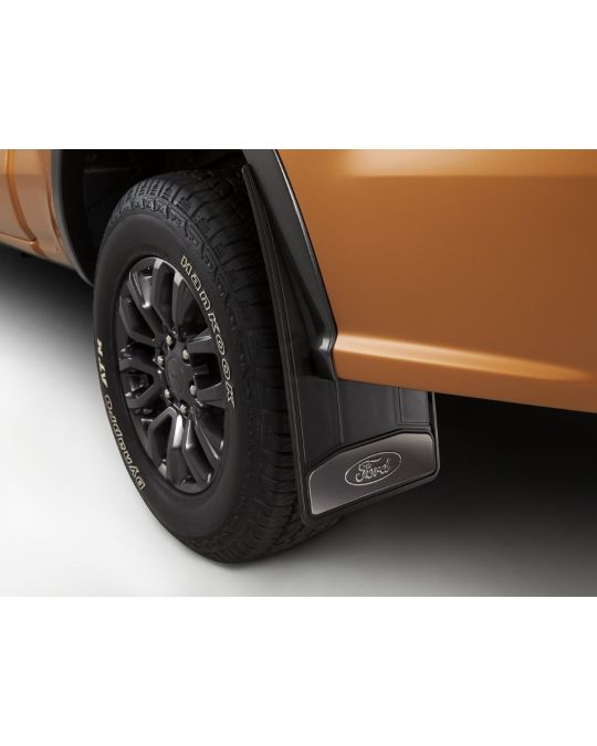 Ford Splash Guards - Premium Flat - W/ Stainless Steel Insert