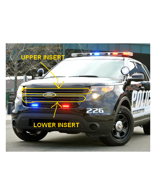 Ford Police Interceptor Grille Insert