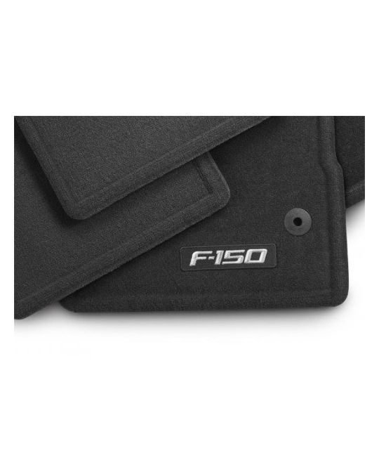 Ford Floor Mats - Carpeted, 1st and 2nd Row, Crew Cab, Ebony