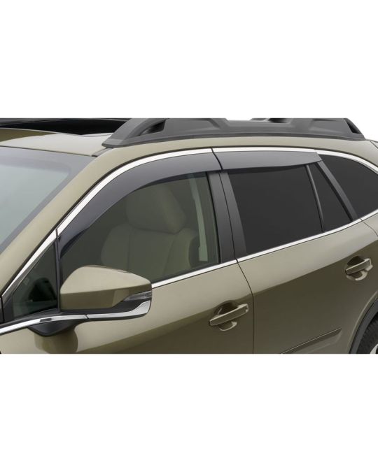 Subaru Side Window Deflectors - Chrome