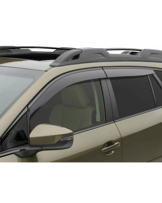 Subaru Side Window Deflectors With Black Trim For Wilderness Edition And Onyx XT