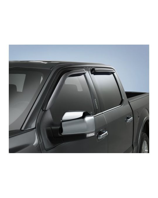 Ford Window Deflectors - Super Cab - Smoke