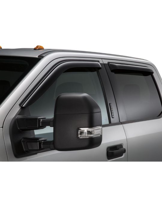 Ford Window Deflectors - Crew Cab - Smoke