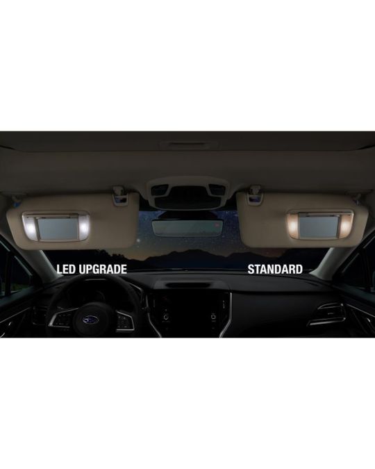 Subaru LED Lighting Upgrade Visor Lights