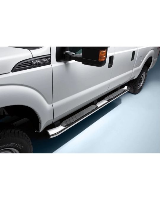 Ford Step Bars Crew Cab 5 Inch Chromed Aluminum