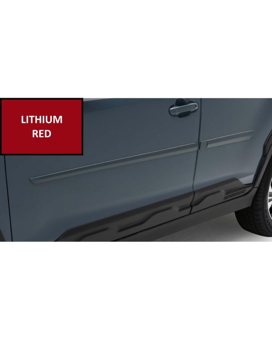 Subaru Bodyside Moldings Lithium Red