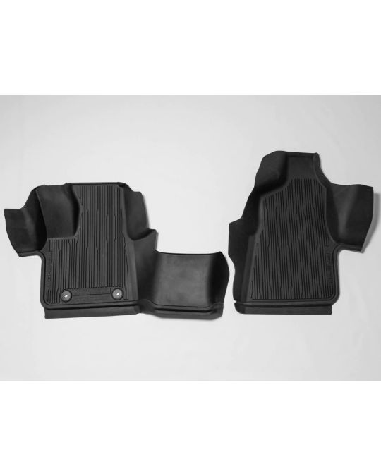 Ford Floor Liners Front Two Piece Kit Tray Style For Carpeted Flooring