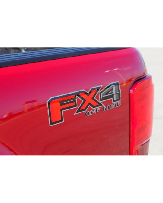 Ford Bedside Graphic FX4 Red Silver