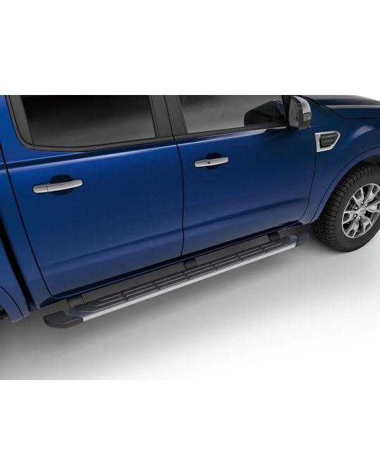 Ford Chrome 5 Inch Side Step Bars For SuperCrew