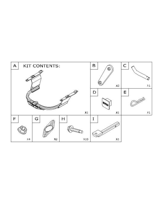 Subaru Trailer Hitch Heavy Duty 2700-Lb. / 3000-Lb. Capacity